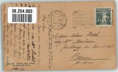 2300 La Chaux-de-Fonds 1920 Foto AK Denkmal Numa Droz