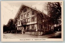 3416 Affoltern im Emmental 1917 Foto AK Gasthaus zum Löwen