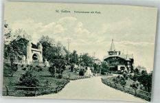 9000 St. Gallen S. Gallo Foto AK Dofourstrasse