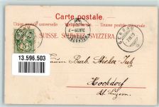 6900 Lugano 1899 Lithographie Werbung Möbelfabrik Versandgeschäft Meyer Reiden