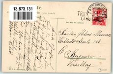 8273 Triboltingen 1910 Foto AK Fahrrad Gasthaus zur Traube