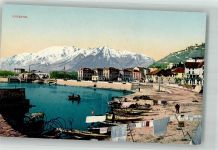 6600 Locarno Foto AK Fischer- Hafen