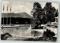 6363 Bürgenstock Foto AK Schwimmbad