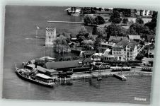 6362 Stansstad Foto AK Bahnhof Hafen Hotel Winkelried