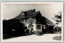 9245 Oberbüren Foto AK Auto Oldtimer Gasthaus zur Thurbrücke