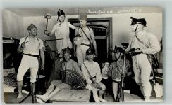 Frauenfeld 1918 Zimmer 5 Soldatenleben Bataillon 37 Militär Schweiz Foto AK