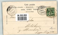 9000 St. Gallen S. Gallo 1903 Foto AK Wilpark bei Peter und Paul