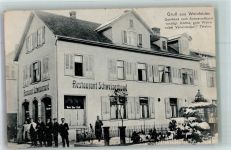 8570 Weinfelden 1912 Winter Gasthaus Schweizerbund