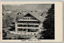 3537 Eggiwil 1924 Gebrauchsspuren Gasthaus zum Löwen