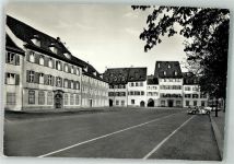 4000 Basel Bâle Foto AK VW Käfer Münsterplatz