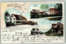9322 Egnach 1907 Foto AK Gasthaus zum grünenBaum Gasthaus Bahnhof Handlung