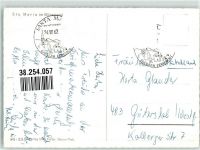 7536 Sta. Maria Val Müstair 1962 Foto AK Straßenansicht Kirche Bergstrasse
