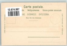 9056 Gais Lithographie Neues Schulhaus