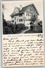 8400 Winterthur 1909 Foto AK Pension Brühlhof