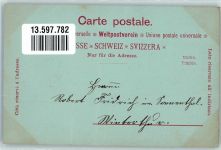 8180 Bülach 1898 Mondschein Straßenansicht