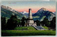 8752 Näfels 1916 Foto AK Denkmal Feldpost WK I