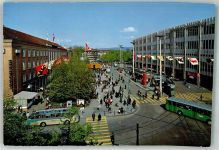 4000 Basel Bâle 1966 Sonderstempel Omnibus Vorplatz Mustermesse
