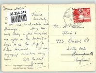 6614 Brissago 1955 Lithographie / Künstlerkarte Isola Bella Lago Maggiore