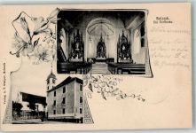 2545 Selzach 1905 Foto AK Dorf- Kirche