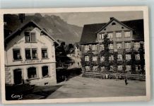 9473 Gams 1922 Foto AK Postamt Teleofon Telegraph Gasthaus