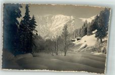 3715 Adelboden BE 1929 Winter Weg nach Gilbach