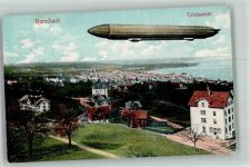 9400 Rorschach 1911 Gebrauchsspuren Zeppelin Schiffsbrief Friedrichshafen