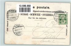4500 Solothurn Soleure Gebrauchsspuren Dornacher Schlachtfeier 1899 Lithographie