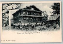 6443 Morschach 1901 Foto AK Gasthaus Nägelisgärtli