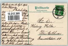 9100 Herisau 1910 Foto AK Postamt Kirche Gemeindehaus Wappen