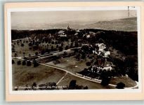 4126 Bettingen 1931 FOTO KEINE AK Fliegeraufnahme von St. Chrischona Original aufmontierte Verlagsmusterkarte