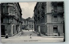 8000 Zürich Foto AK Hotel Straßenbahn Lintheschergasse