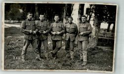 Walenstadt Uniform Gruppenfoto 1926 Ort handschriftlich Militär Schweiz Foto AK