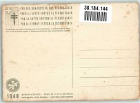 Bern Berne sign. Giron Wandgemälde im Nationalratssaal des Bundeshauses Bundesfeierkarte Tuberkulose 1948 Künstlerkarte