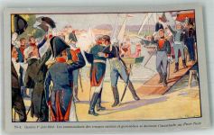 Nr. 4 Geneve 1814 Politik Centenaire de la Reunion Militär Schweiz Künstlerkarte