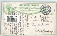 Nr. 4 Geneve 1814 Politik Centenaire de la Reunion Militär Schweiz Künstlerkarte