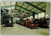 6000 Luzern Lucerne Foto AK Ausstellung Eisenbahn Vekehrsmuseum