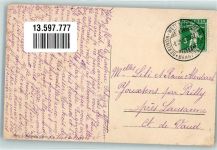 8910 Affoltern am Albis 1913 Foto AK Bahnpost Oerlikon-Wettingen-Oerlikon Zug 3062