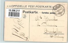 6300 Zug Zugo 1909 Lithographie Kath. Kirche Katholikentag 1909
