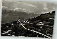 1993 Veysonnaz 1966 Foto AK Fliegeraufnahme