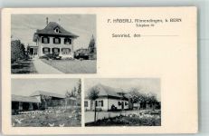 3112 Allmendingen b. Bern Foto AK Pension Häberli Allemndingen Hühner