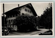 3672 Oberdiessbach 1932 Foto AK Omnibus Auto Gasthaus zum Bären