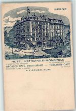 3000 Bern Berne Foto AK Hotel Metropole