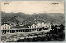 St. Margrethen SG Bahnhof Bahnhof Schweiz 1910 Foto AK