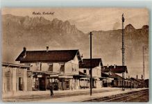 Buchs SG Bahnhof Bahnhof Schweiz 1922 Foto AK