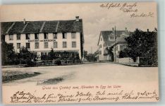 8132 Egg bei Zürich 1907 Foto AK Gasthaus zum Hirschen