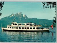 Motorschiff Pilatus auf dem Vierwaldstättersee Binnenschiff Foto AK