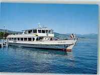 Motorschiff Le Chablais auf dem Genfersee Binnenschiff Foto AK