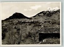 7158 Waltensburg Vuorz Staziun 1955 Foto AK