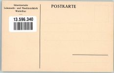 8400 Winterthur Foto AK Lokomotiv- und Maschinen- Fabrik