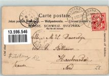 6900 Lugano 1902 Gebrauchsspuren Zeitung Gazetta Ticinese Zeitungs-AK